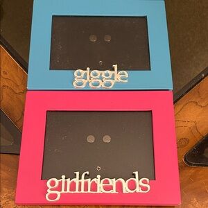 Malden Blue and Pink Picture Frames